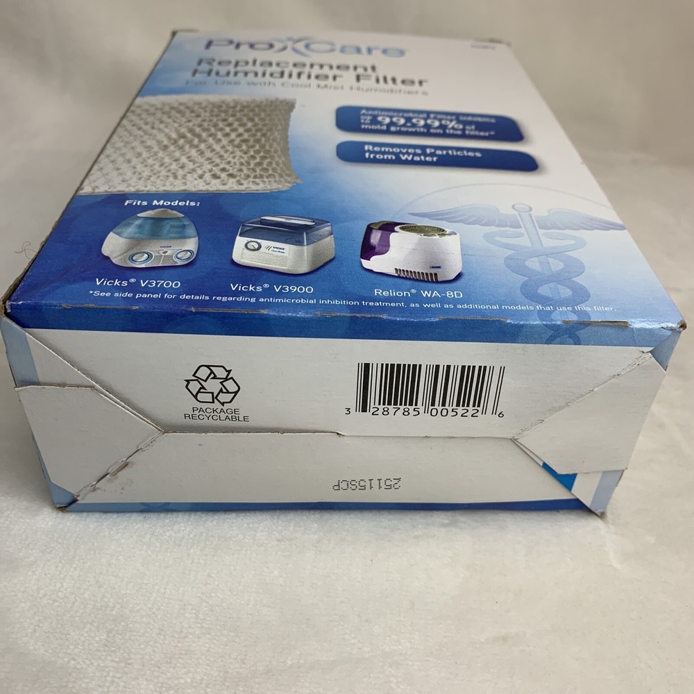 Pro Care PCWF2 Replacement Humidifier Filter‎ For Use With Cool Mist Humidifiers - Picture 11 of 12